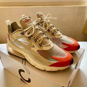 Nike Air Max 270 REACT - Beige Chalk/Platnum Tint